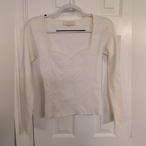 Sezane Maha Jumper Ecru - Size M